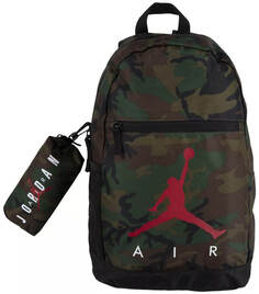 Рюкзак с наполнением Jordan Big Boys Air School, 2 предмета, серо-коричневый