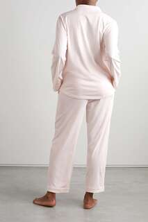 SKIN + NET SUSTAIN пижамный комплект Cecilia из органического хлопкового джерси Pima, пастельный розовый