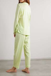 SKIN пижамный комплект Cecilia из органического хлопкового джерси Pima, желтый