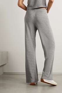 SUZIE KONDI расклешенные спортивные брюки Zephyra из махровой ткани с добавлением хлопка, серый