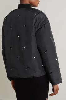 SLEEPER + Утепленная куртка NET SUSTAIN из переработанного материала с жемчугом, черный