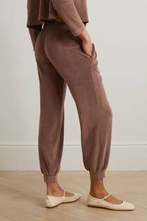SUZIE KONDI спортивные брюки Patmos из хлопковой махровой ткани, коричневый