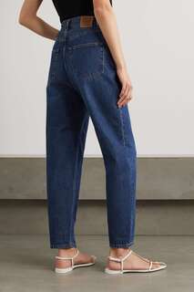 TOTEME + NET SUSTAIN органические зауженные джинсы с высокой посадкой, деним