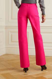 WANDLER джинсы прямого кроя Rose с завышенной талией, розовый