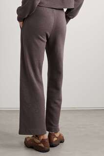 YEAR OF OURS спортивные брюки из смесового хлопкового джерси, коричневый