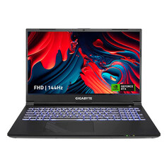 Ноутбук GIGABYTE G5 KF-E3US333SH, 15.6”, 8GB/512GB, Core i5-12500H, GeForce RTX 4060, чёрный, английская раскладка