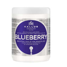 Kallos KJMN Blueberry Revitalizing Hair Mask восстанавливающая маска для волос с экстрактом черники 1000мл