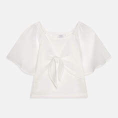 Блузка для девочки Lindex Sanya, белый