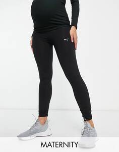 Черные колготки Puma Maternity Studio Foundation 7/8