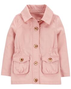 Куртка из твила для малышей Carter&apos;s, розовый Carters