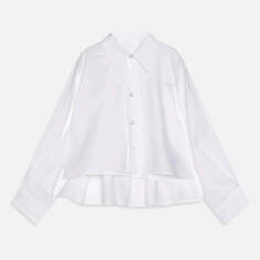 Рубашка-унисекс с длинным рукавом MM6 Maison Margiela, белый