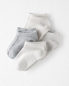 Комплект из 4 нескользящих носков для малышей Carter&apos;s, мультиколор Carters