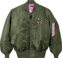 Куртка Anti Social Social Club x Alpha Industries MA-1 Jacket &apos;Sage&apos;, зеленый