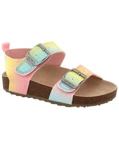 Детская обувь Радужные пробковые сандалии Carter&apos;s, мультиколор Carters