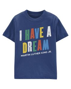 Футболка для малышей MLK I Have A Dream Carter&apos;s, темно-синий Carters