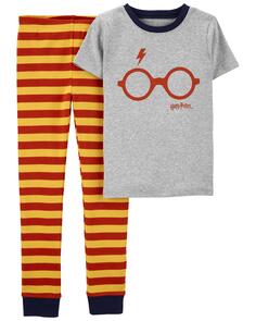 Детские пижамы из 100% хлопка с надписью Harry Potter из двух частей, плотно прилегающие к телу Carter&apos;s, красный Carters
