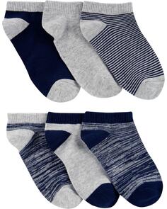 Набор из 6 детских носков до щиколотки Carter&apos;s, серый Carters
