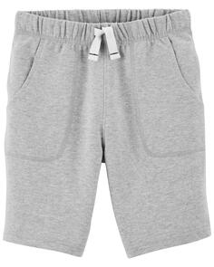 Детские шорты без застежек из ткани френч терри Carter&apos;s, серый Carters