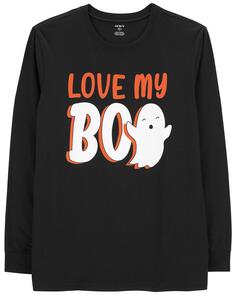 Футболка Kid One Cool Boo Halloween из джерси Carter&apos;s, черный Carters