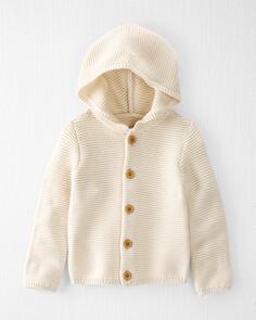 Кардиган Toddler Organic с фирменной отстрочкой Carter&apos;s Carters