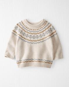 Коренастый свитер Fair Isle из органического хлопка для малышей Carter&apos;s Carters