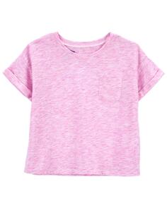 Детская футболка Active с открытой спиной, окрашенная в космическом стиле Carter&apos;s, розовый Carters