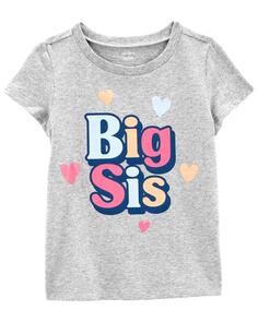 Футболка Kid Big Sis из джерси Carter&apos;s, вереск Carters