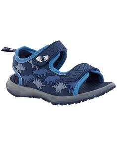Обувь для малышей Светящиеся сандалии с динозаврами Carter&apos;s, темно-синий Carters