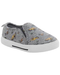 Обувь для малышей Слипоны с динозаврами Carter&apos;s, серый Carters