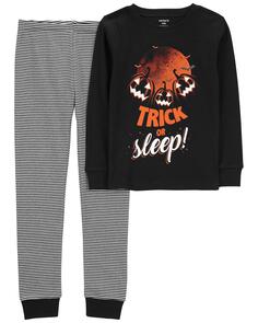 Детские пижамы из 100% хлопка с плотной посадкой на Хэллоуин из двух предметов Carter&apos;s, черный Carters