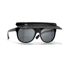 Солнцезащитные очки Chanel Square Nylon, черный
