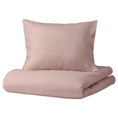 Комплект постельного белья Ikea Dytag, 2 предмета, 150x200/50x60 см, светло-розовый
