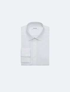 Рубашка на пуговицах из рафинированного хлопка Calvin Klein, белый
