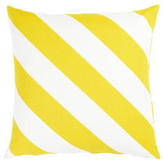 Чехол на подушку Ikea Lagermispel 50x50 см, желтый/белый
