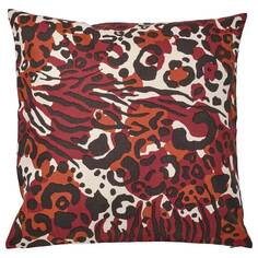 Чехол на подушку Ikea Kaphyacint 50x50 см, коричнево-красный