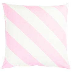 Чехол на подушку Ikea Lagermispel 50x50 см, розовый/белый