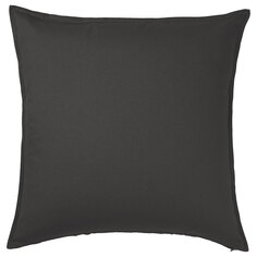 Чехол на подушку Ikea Gurli 65x65 см, темно-серый