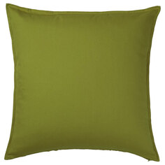 Чехол на подушку Ikea Gurli 65x65 см, темный желто-зеленый