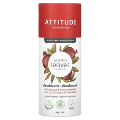 Дезодорант ATTITUDE Super Leaves виноградные листья и гранат, 85 г