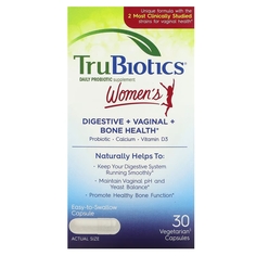 Витамины для женщин TruBiotics пищеварение + женское здоровье + здоровье костей, 30 капсул