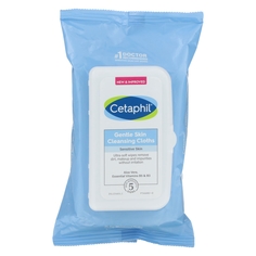 Очищающие салфетки Cetaphil для чувствительной кожи без запаха, 25 салфеток