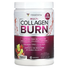 Пищевая добавка Vitauthority Multi Collagen Burn клубничный лимонад, 216г