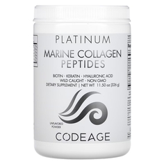 Пищевая добавка Codeage Platinum пептиды морского коллагена без вкуса, 326г
