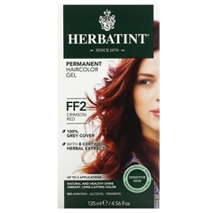 Гель-краска Herbatint Antica Herbavita для стойких волос FF2 темно-красный, 135мл