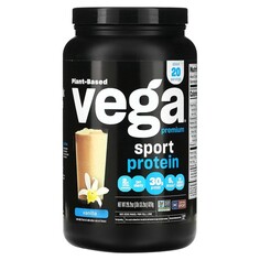 Протеиновый порошок Vega Sport премиум-класса на растительной основе ваниль, 828г