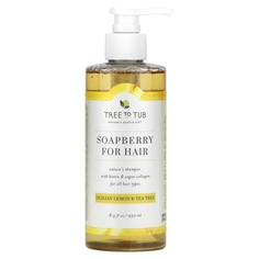 Шампунь Tree To Tub Soapberry For Hair для всех типов волос сицилийский лимон и чайное дерево, 250мл
