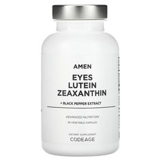 Лютеин, зеаксантин и экстракт черного перца Codeage Amen Eyes, 90 растительных капсул