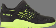 Кроссовки gel lyte 3 &apos;black volt&apos; Asics, черный