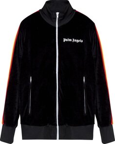 Куртка Palm Angels PA Rainbow Chenille Track Jacket &apos;Black&apos;, черный