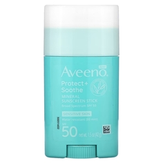 Минеральный солнцезащитный крем Aveeno Protect + Soothe SPF 50, без запаха, 42 гр.
